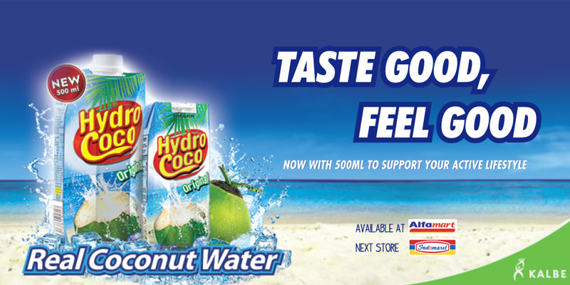 Hydro Coco Now With 500ml to Support Your Active Lifestyle